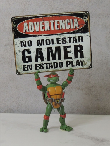 Chapa Gamer 15x20 P/ Puerta No Molestar Warning Advertencia