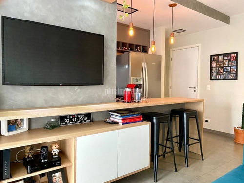 Imagem 3 de 15 de Apto 1dorm Mobiliado Ao Lado Do Shooping | 5min Do Metro Localizado No Panamby, Bairro Nobre De São - Mi130693