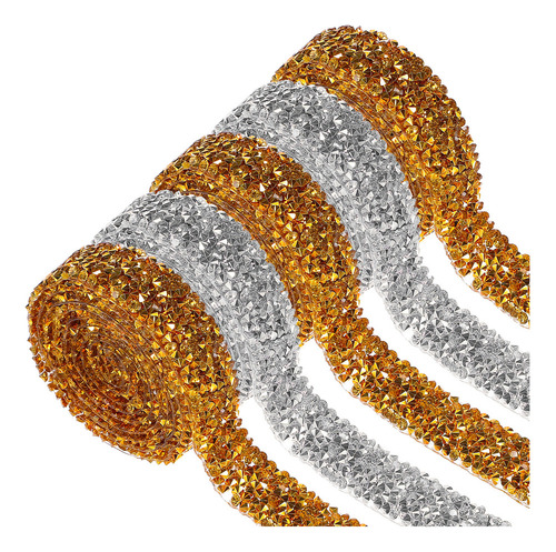 A Cintas Adhesivas Con Diamantes De Imitación Con Diamantes