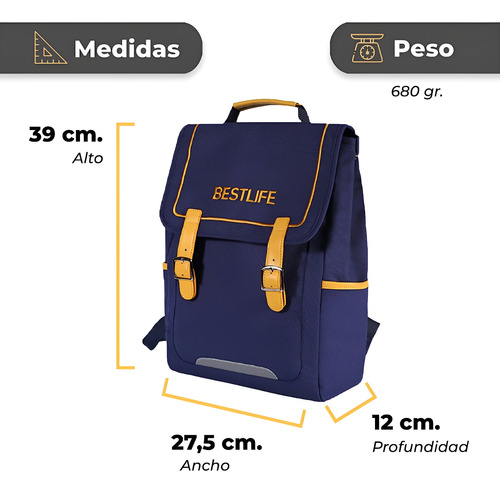 Mochila Impermeable Multiusos Para Hombre Y Mujer, Ideal Escolar, Viaje, Porta Laptop, Backpack Resistente A Desgaste