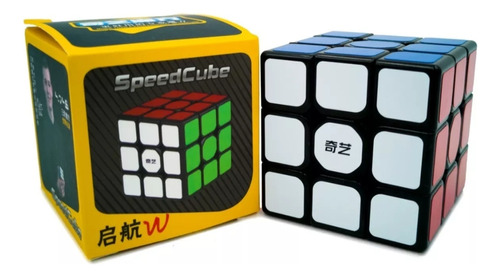 Cubo Rubik Qiyi Sail W Speed Fondo Negro 3x3 Original