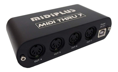 Promo Midiplus Midi Thru Interfaz Midi 7 Midi Out 1 Midi In