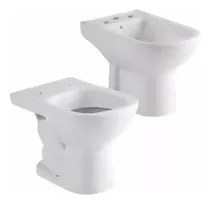 Comprar Combo Sanitarios Inodoro Corto + Bidet  Bari Ferrum