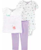 Comprar Conjunto Carters - Beba T6 Meses - Pantalon , Body Y Remera