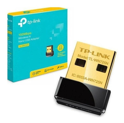 Placa Usb Wifi Nano 150 Mbps Red Tp-link Tl-wn725n