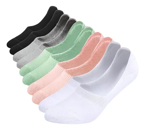 comprar Kit 12 Pares Meia Sapatilha Invisível Unissex Atacado Cores