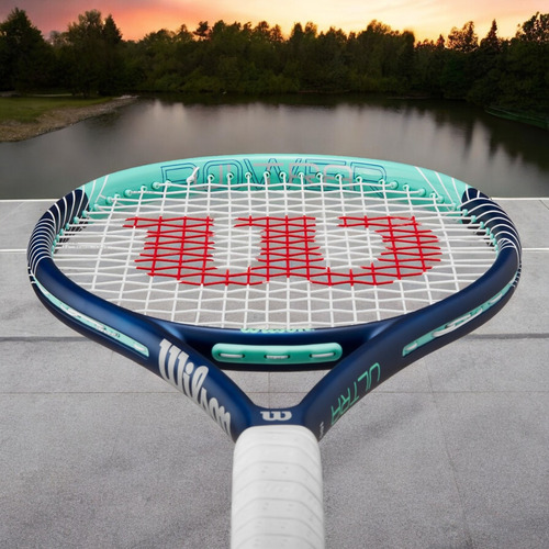 Raqueta De Tenis Wilson Ultra Power 100 Color Azul Tamaño Del Grip 4 3/8