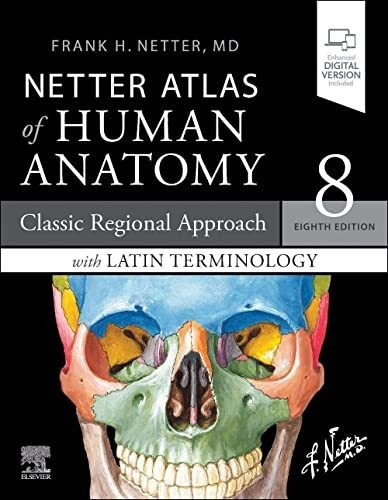 Netter Atlas Human Anatomy Regional Approach Latin Termin  -