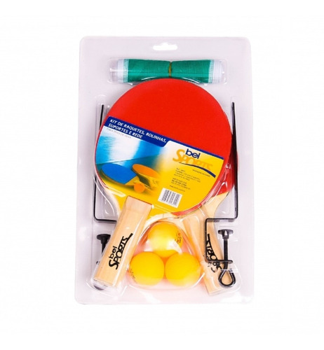 Kit Ping Pong Tênis De Mesa 485500 - Bel Fix