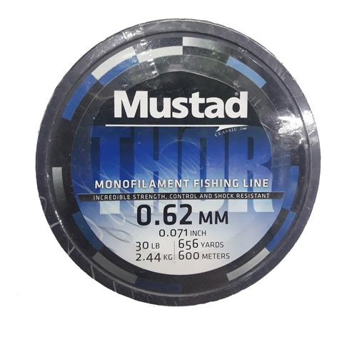 Tanza Pesca Monofilamento Mustad  0.62 Mm - 600 Mts. 