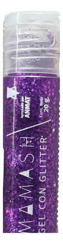Glitter En Gel Violeta 20gr X2u Luyagus