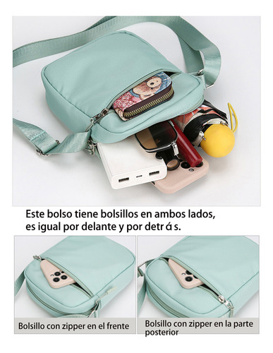 Sjx Bolsos De Moda Bolsa Mini Cruzada Para Celular De Mujer