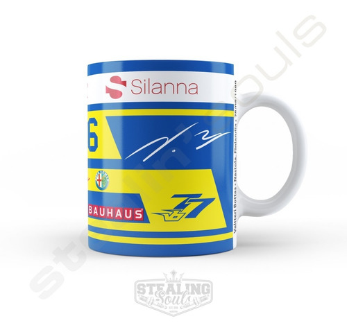 Taza De Porcelana Fierrera - Valtteri Bottas #02 | Formula 1