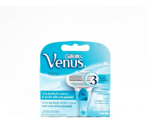 Gillette Venus Repuestos X 2  Para Dama