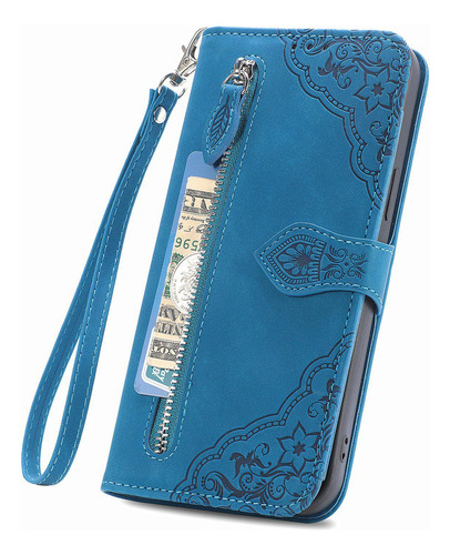 Funda De Piel Etfast Wallet For Teléfono Sharp