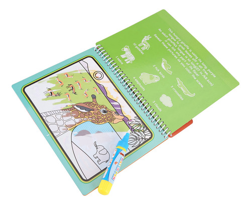Libros Para Colorear Para Niños, Libro De Pintura Portátil,