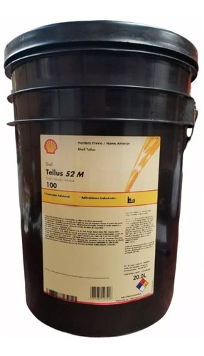 Aceite Shell Tellus S2 M 100 Balde 20 Lts