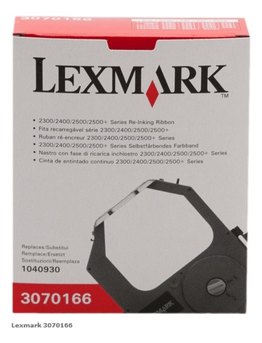 Cinta Lexmark 3070166 Original Para 2300/2400/2500/2500+