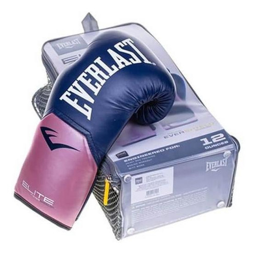 Luvas Treino Pro Style Elite V2 Everlast Azul / Rosa 12 Oz