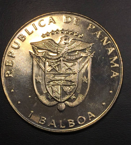 Pan006 Moneda Panamá 1 Balboa 1984 Unc-bu Ayff