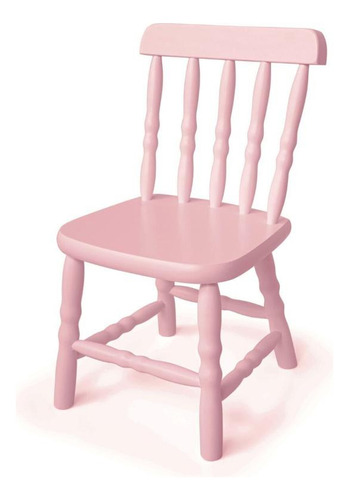 Kit Com 2 Cadeiras Dalas Infantil Rosa