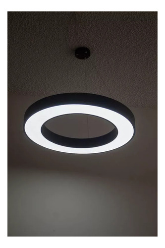 Lámpara Led Colgante Redonda Moderna 60cm Luz Fría