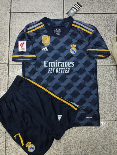 Conjunto Real Madrid Visitante Para Niños 