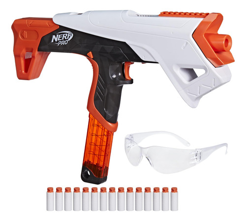 Dart Blaster Nerf Pro Torrent Con 15 Dardos Y Gafas Para Ado
