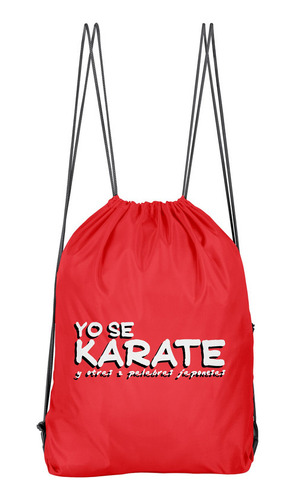 Bolso Deportivo Yo Se Karate (d0953 Boleto.store)