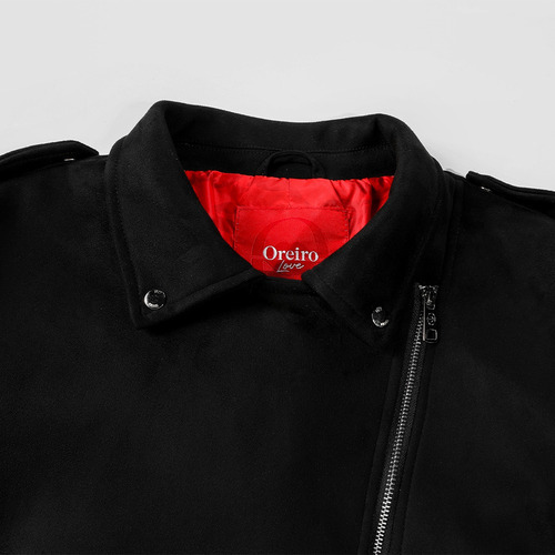 Campera Oreiro Biker Mujer Rockera Eco Cuero Moto Rocker