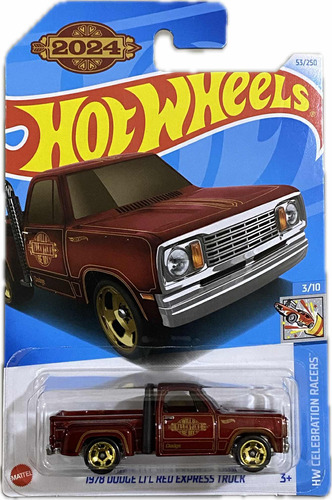 Hot Wheels 1978 Dodge Lil Red Express Truck Roja 3/10 | 2024