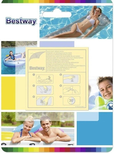  Parches Piscina 10 Ud Bestway Acuático No Necesita Desagote