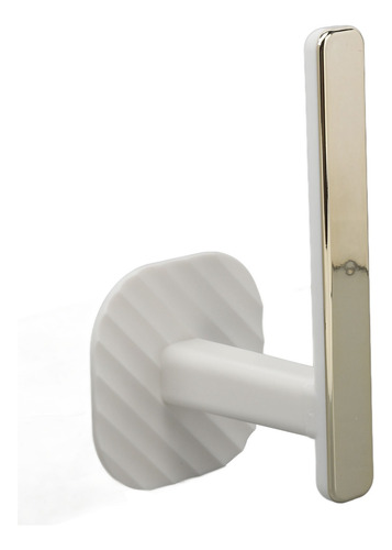 Soporte Para Cortinas, 2 Piezas, Blanco Y Dorado, Decorativo