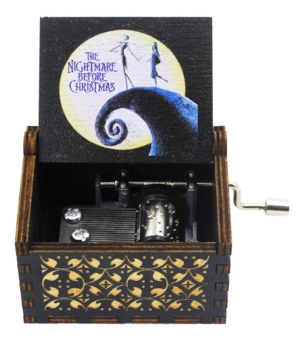 The Nightmare Before Christmas - Caja Musical Madera 02