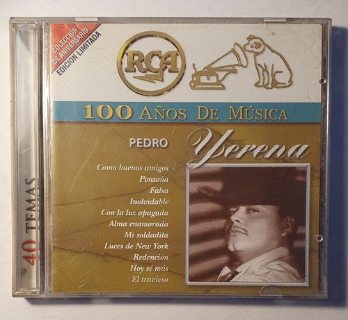 Cd Pedro Yerena 2cds + 100 Años De Musica + R C A