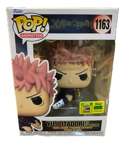 Funko Pop Yuji Itadori With Slaughter Demon Sdcc 2022 Li Ed