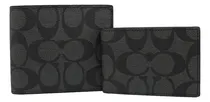 Comprar Cartera Y Tarjetero Coach De Hombre Billetera Larga De Lujo Negro\u002Fgris Billetera Juvenil, Billetera Larga, Cartera Casual,cartera Con Monograma, Cartera Juvenil, Cartera Plegable,