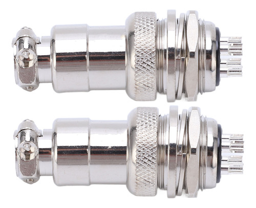 Conector De Enchufe De Aviación, 2 Piezas, Enchufe De Aleaci