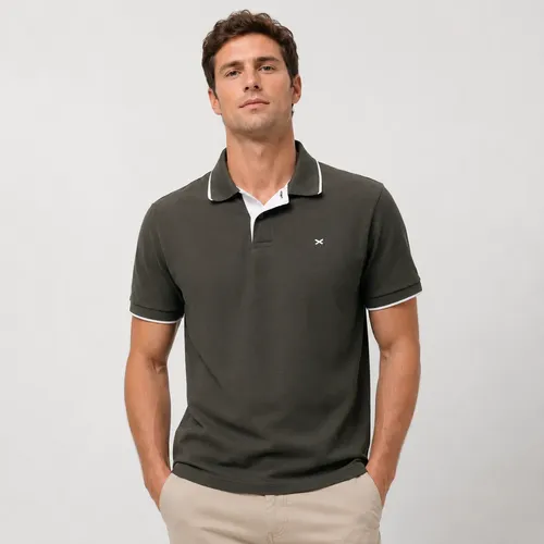 Camisa Gola Polo Hering Básica Masculina Piquet Com Bordado