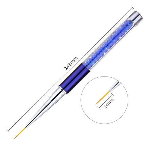 Pinceles Liner Art Liner Dibujo Plumas Profesional, 5 Unidad