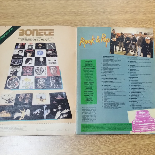 Revista Rock & Pop Año 3 N°32 Ed. Cettera Junio 88 (Usado)