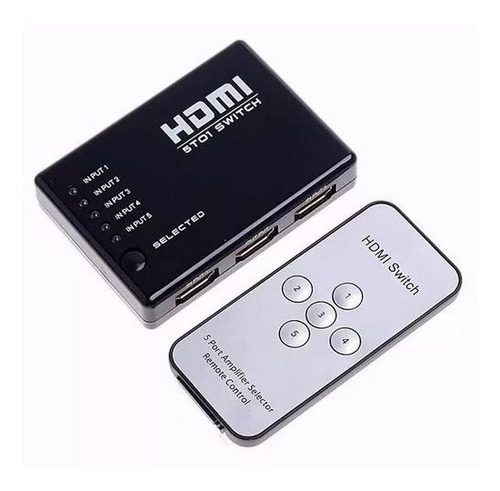 Switch Hdmi V1.3 Pasivo 5x1 (full 1080p Hd),c.rem.boleta/fac