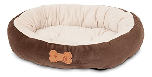 Aspen Pet Oval Cuddler Pet Bed For Small Breeds 20-inch By 1