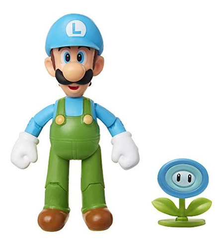 Super Mario Nintendo Collectible Ice Luigi 4  Figura De Acci