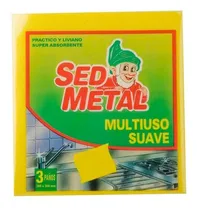 Comprar Pack X 3 Unid Paño  Multsuav 3 Un Sed Metal Trapos D\u002Fpiso -
