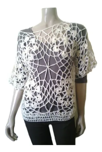 Remera de online hilo al crochet