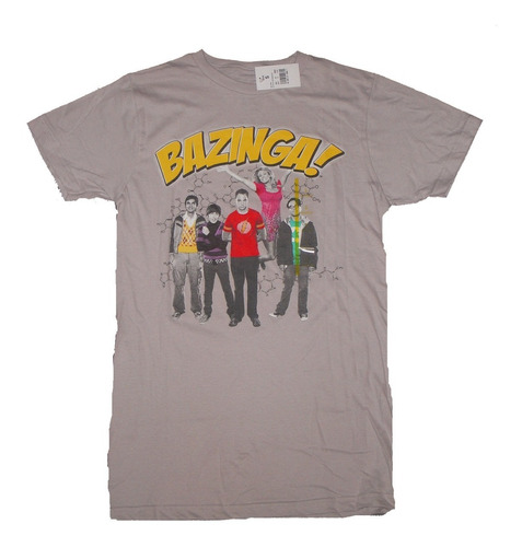 Remera Big Bang Theory Bazinga Original Import Nueva C/bolsa