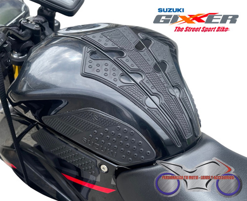 Kit Protector Tanque Caucho Suzuki Gixxer 150 Fi Y 250 Naked