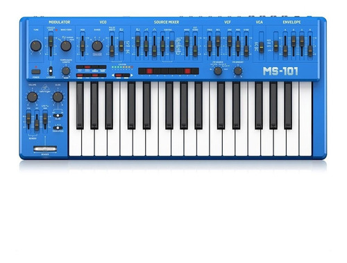 Sintetizador Behringer Ms-1-bu Azul Análogo Perform Kit