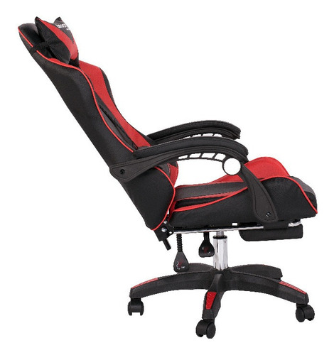 Silla Gamer Daewoo Rifle Red Dw-sgb002nr 180kg 360º Pp Color Rojo Material del tapizado Cuero sintético